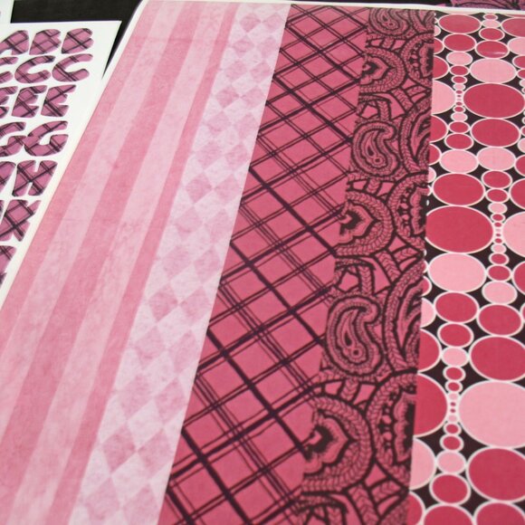 Current Inc. 12x12 Pink Scenes Package Paper and Stickers. - Picture 4 of 6